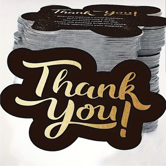 40 10x13 Poly Mailers, 100 Cards & 500 Stickers Bundle - Picture 5 of 15